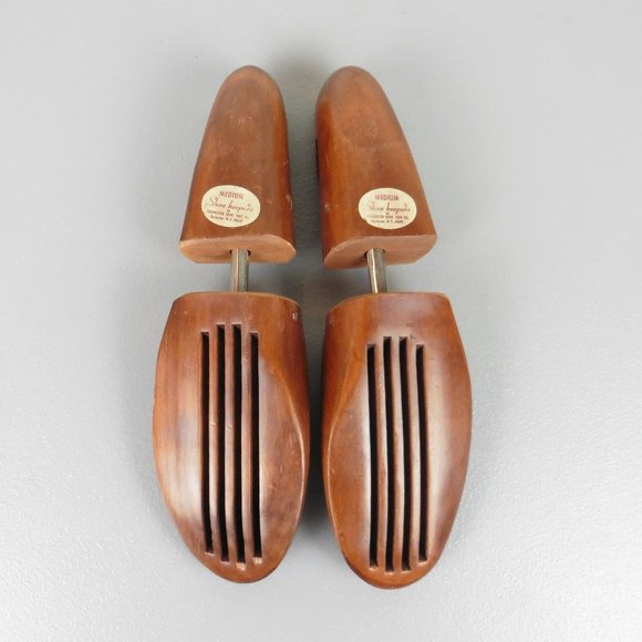 Vintage Shoe Keepers Rochester Shoe Tree Medium M stained varnished - Picture 2 of 5